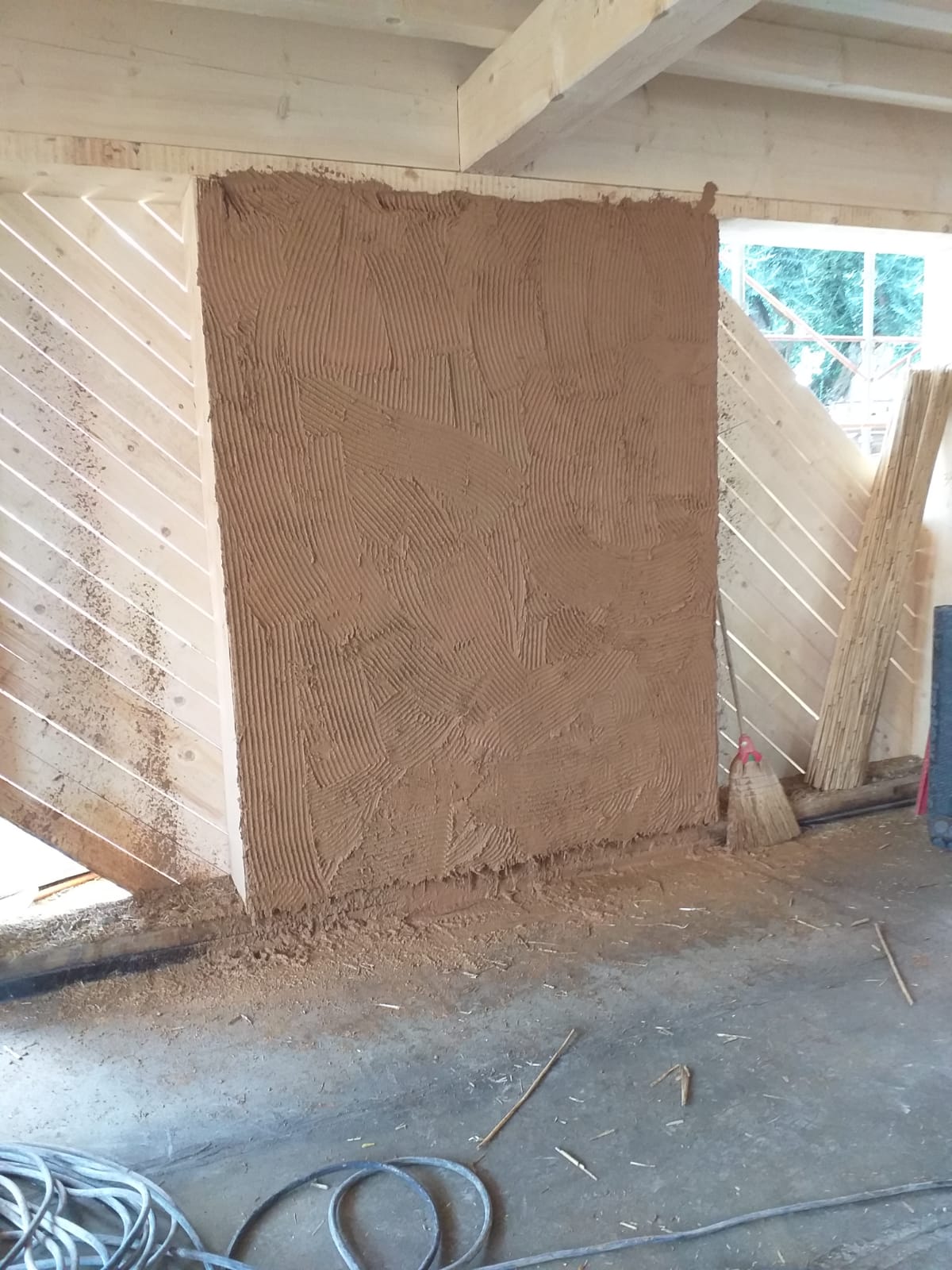 Realizzazione abitazione struttura telaio canapa e argilla